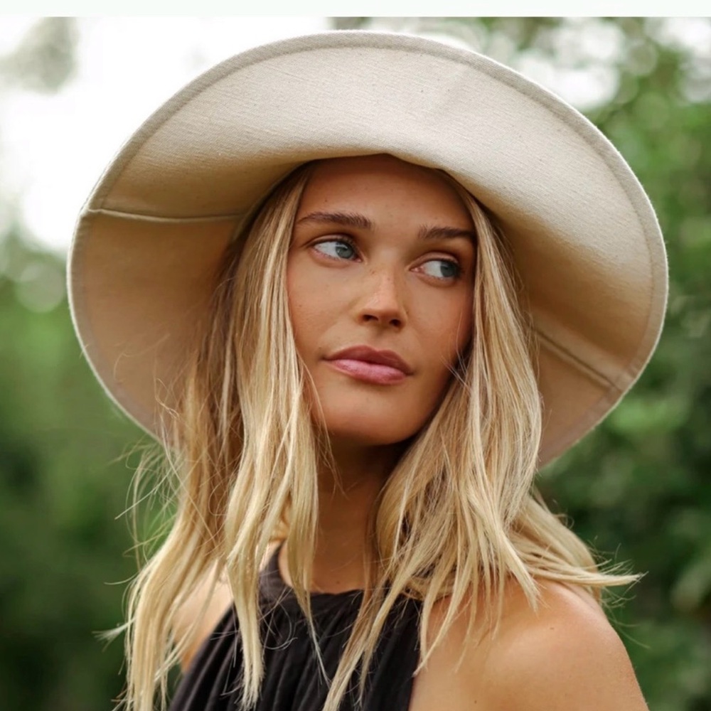 Jenni Kayne Cotton Canvas Sun Hat S/M